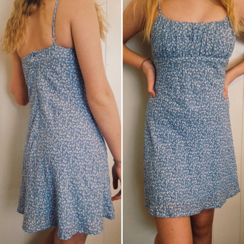 Floral Spring Dress Spaghetti Strap